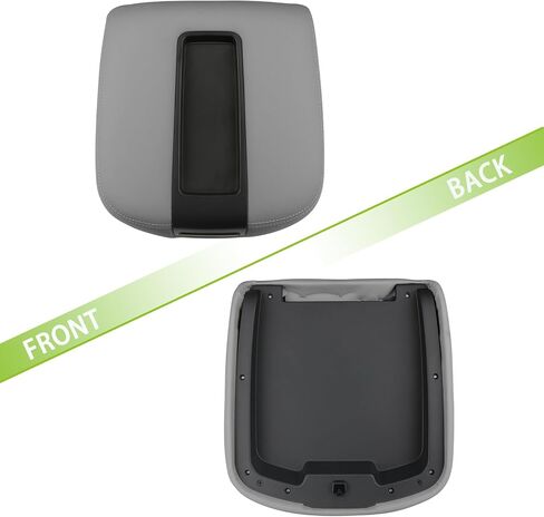 Floor Center Console Armrest Lid Assembly Grey Compatible with 2007-2014 Chevrolet Chevy Avalanche Silverado Suburban Tahoe GMC Sierra Yukon XL Replaces 15217111 in Saudi Arabia