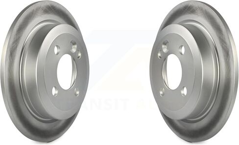 Genius Rear Coated Disc Brake Rotors Pair Replacement For Mini Cooper KG-100600 in Kuwait