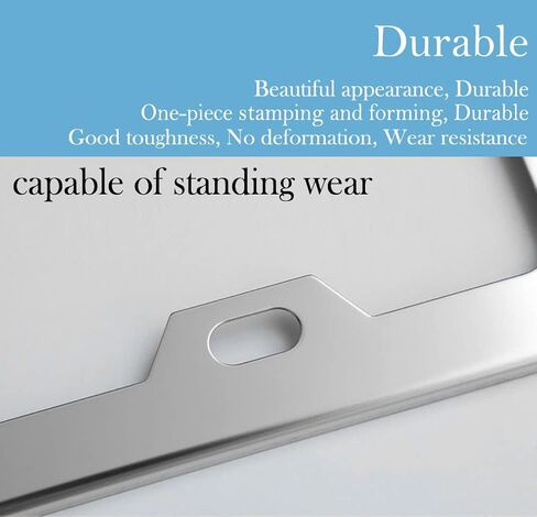 2 Pcs Fit US Car Lincoln License Plate Frame, Applicable to Standard US Premium Aluminum Alloy License Plate Cover, Accessories Included in Saudi Arabia