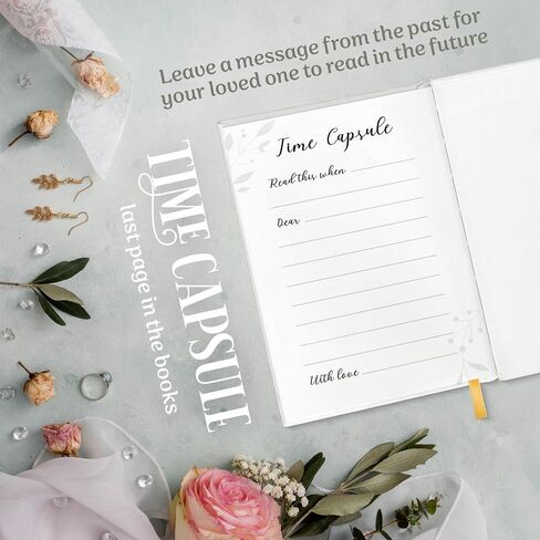 1 Set of Two Vow Books, hardcover Binding Vow Books His and Hers, with a Beautiful Heart-Shaped Design Elegant His and Her Vows Book, Color White and Blue with Gold foil Lettering in Saudi Arabia