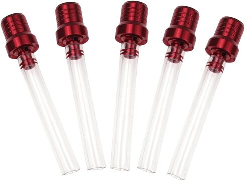 5 Pcs Gas Cap Vent Tube Motorcycle Vent Hose Two-Way Breathing Tube Hose Cap Fuel Tank Breather Pipe for Honda XR, ATVs, Pit Dirt Bike(Silver) in Saudi Arabia