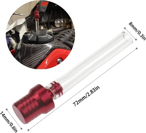 5 Pcs Gas Cap Vent Tube Motorcycle Vent Hose Two-Way Breathing Tube Hose Cap Fuel Tank Breather Pipe for Honda XR, ATVs, Pit Dirt Bike(Silver) in Saudi Arabia