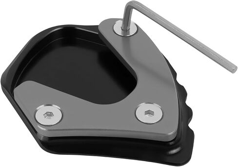 Motorcycle Kickstand Pad Enlarger Extension Side Stand Plate Pad Replacement for Honda CB750 CB 750 2023 2024 (black) in Saudi Arabia
