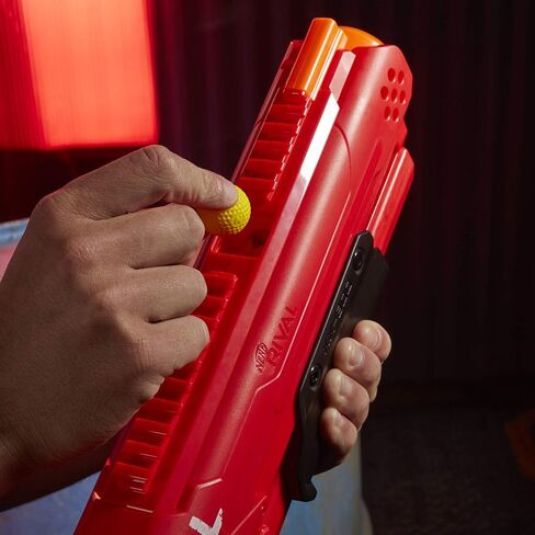 Nerf Rival Takedown XX-800 Blaster - Pump Action, Breech-Load, 8-Round Capacity, 90 FPS, 8 Official Rival Rounds - Team Red in Saudi Arabia