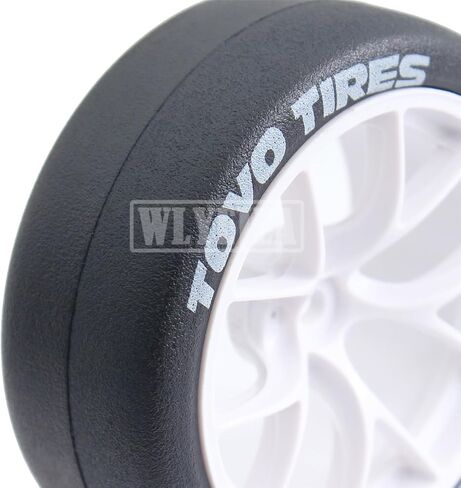 1/10 RC Drift Wheels Y-type Hard Plastic Wheel Hub 12mm Hex 65mm Rubber Tires Compatible for 1/10 On-Road RC Drift Drifting Car Traxxas HSP Tamiya Kyosho Himoto HPI Redcat(4PCS) in Saudi Arabia