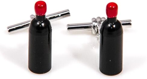 MRCUFF نادل النادل الساقي بار الجزار شريحة لحم البقر الشيف 4 أزواج أزرار الأكمام في علبة هدية العرض وقماش تلميع in Kuwait