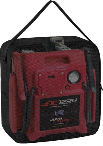 Homakover 1680D Carrying Case with Adjustable Strap for Jump-N-Carry Starter Models JNC1224/ JNC770R/ JNC660, Black, Case Only in Saudi Arabia