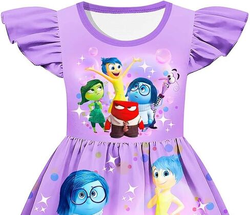 Toddler Girls Fashion Dresses Kids Graphic Dress Princess Outfit Party Birthday Gift in Saudi Arabia