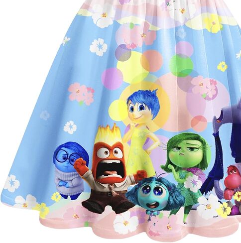 Toddler Girls Fashion Dresses Kids Graphic Dress Princess Outfit Party Birthday Gift in Saudi Arabia