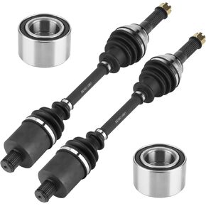 Rear Left or Right CV Axle & Wheel Bearing Kit for Polaris Sportsman 570/450 HO/ETX 2014 2015 2016 2017 2018 2019 2020 2021 2022, 2 CV Axles and 2 Wheel Bearings