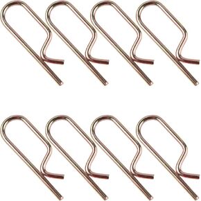 48029 48028 sway bar pins and Clips for Travel Trailer Compatible with EAZ Lift 48029 48028 Accessories Hook-Up Wire Clip (8) ﻿