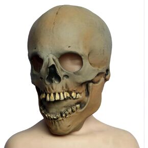 Skull Mask Creepy Latex Adult Face Masks Horror Cosplay for Party Props