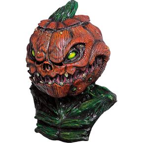 Ghoulish Productions Mega Pumpkin Mask. Pumpkin Head Halloween Mask, Adult Size. Pumpkins Line