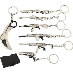 Valorant Games Mini Weapons toy Models Keychain Set (5-10cm)