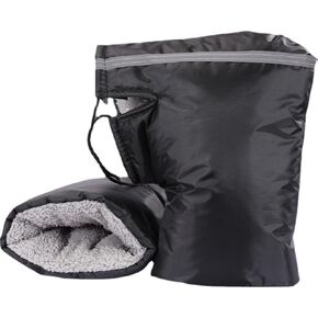 ITODA Motorcycle Cycling Handlebar Muffs Gloves Windproof Waterproof Snowmobile Scooter Hand Muffs Cold Bicycle Hands Warmer in Kuwait