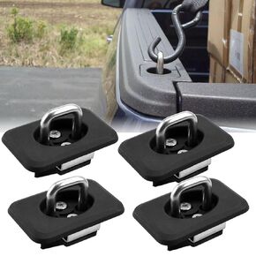 Boxlink Tie Down Anchors 4 Pack Truck Bed Tie Downs Anchor Super Duty Boxlink Cleats Compatible with 1998-2014 F150 1998-2016 F250 F350