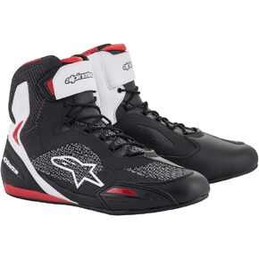 حذاء Alpinestars Faster 3 Rideknit (12) (أسود/أبيض/أحمر) in Kuwait