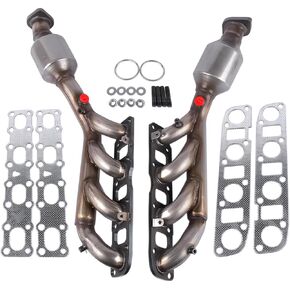 Front Left & Right Manifold Catalytic Converter Replacement for Nissan Pathfinder Armada NV2500 NV3500 Infiniti QX56 5.6L 16478 16479