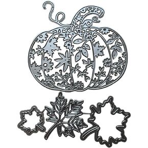 Pumpkin and Maple Cutting Dies Halloween Thanksgiving Die Cuts for Card Making Album Stamps Scrapbooking DIY Paper Crafting