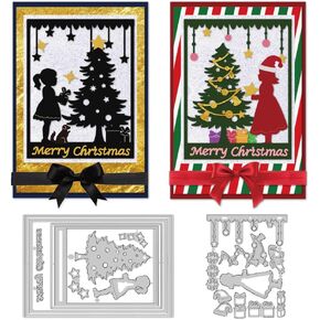 Halloween Cake Die Cuts for Card Making, Halloween Style Cutting Dies Carbon Steel Die Cuts Embossing Template Dies Stencils Scrapbooking for Halloween Craft Birthday Gift Decor Photo Album
