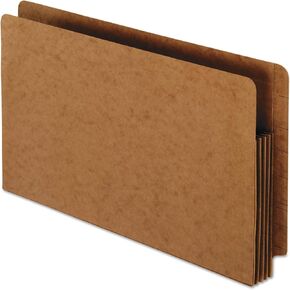 Pendaflex 95545 Heavy-Duty End Tab File Pockets, Straight Cut, 1 Pocket, Legal, Brown (Box of 10),Red