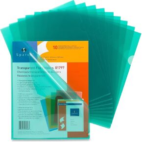 Sparco Products Transparent File Holder