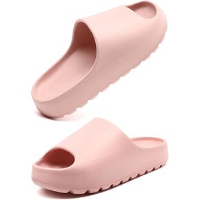 Cloud Slides for Women Men, Womens Walking Sandals Comfortable, Unisex Thick Pillow Slippers, Waterproof House Slide Sandals Indoor Outdoor Shower Shoes