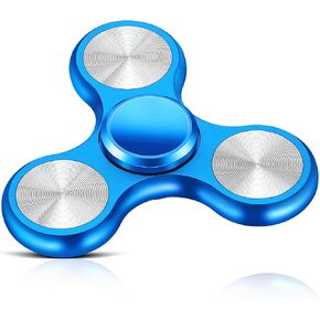 Metal Fidget Spinner for Adults, Silent Sensory Fidget Toys Adults Hand Spinners for ADHD Anxiety Stress Relief, Desk Toys for Office, Birthday Gifts Stocking Stuffers Classroom Prizes