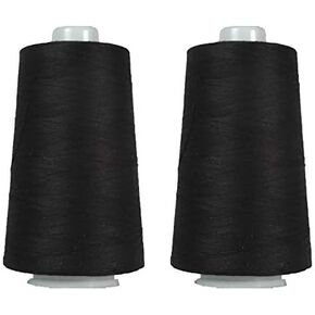 Threadart Heavy Duty Cotton Thread - Quilting & Sewing 2500 Meter Cones - 40/3 - Color White