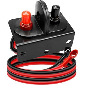 Waterproof Remote Battery Terminals, Battery Jump Post Kit with Cable and Mounting Bracket, Heavy Duty Battery Relocation Kit for UTV ATV Car Trucks RV Tractor Boat, Terminal Jumper Charging Tool