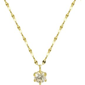 14K White Gold Plated Necklaces, Dainty Simulated Diamond Choker Necklace, CZ Simple Silver Chain, Trendy Silver Pendant Jewelry Gifts for Women
