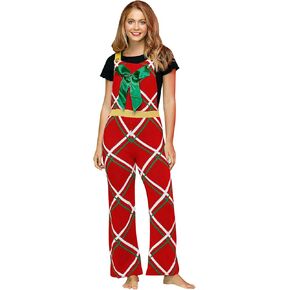 Spadehill Women's Christmas Holiday Jumpsuit Party One Piece Sweater Overalls