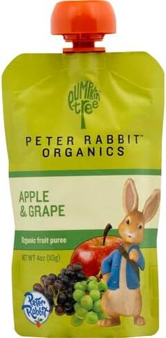 Peter Rabbit Organics Baby Raspberry Banana Blueberry, 4 oz in Saudi Arabia