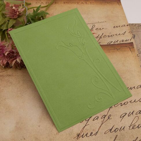 3Pcs 3D Textured Plastic Embossing Folders for Card Making Embossing Machine Template Mold Paper Card Embossing Stencil Flower Leaf Embossing Folder for Scrapbook Photo Album DIY Craft Decoration in Kuwait