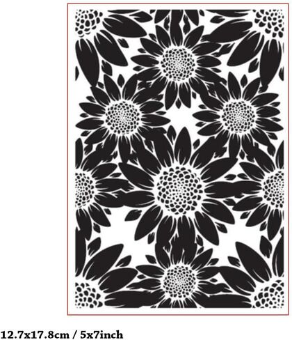 3Pcs 3D Textured Plastic Embossing Folders for Card Making Embossing Machine Template Mold Paper Card Embossing Stencil Flower Leaf Embossing Folder for Scrapbook Photo Album DIY Craft Decoration in Kuwait