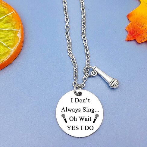 هدية عاشق الموسيقى قلادة المغني هدية المغني هدية مدرس الموسيقى هدية عاشق الكاريوكي هدية الميكروفون هدية للمغني الموسيقي موضوع المجوهرات المغني أغنية مستوحاة هدية هدية التخرج لطالب الموسيقى in Kuwait