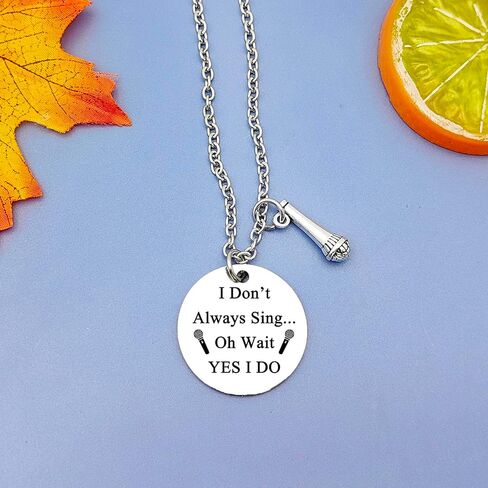 هدية عاشق الموسيقى قلادة المغني هدية المغني هدية مدرس الموسيقى هدية عاشق الكاريوكي هدية الميكروفون هدية للمغني الموسيقي موضوع المجوهرات المغني أغنية مستوحاة هدية هدية التخرج لطالب الموسيقى in Kuwait