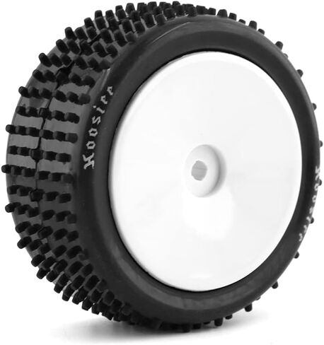 4PCS 1/10 Off Road Tires Front and Rear Tires& 12mm Hex Hub Foam Inserts for Serpent Spyder SRX2 SRX4,XRAY XB2,Tekno EB410,yokomo yz4,Tamiya TD4 TT-02B DF-02 in Saudi Arabia