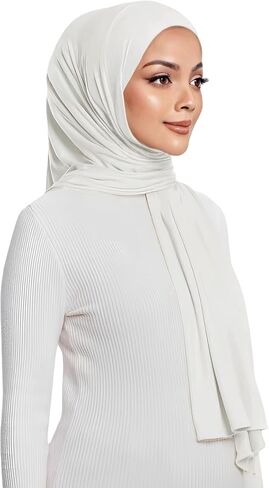 وشاح رأس حجاب من قماش جيرسي مودال مخيط مسبقًا من Lina & Lily للنساء المسلمات in Saudi Arabia