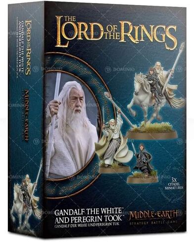 Games Workshop Lord of The Rings Gandalf The White and Peregrin Took GWS 30-40 in Saudi Arabia