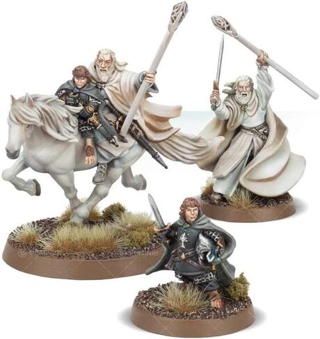 Games Workshop Lord of The Rings Gandalf The White and Peregrin Took GWS 30-40 in Saudi Arabia