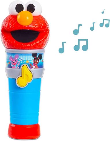 Sesame Street Sing Along Elmo - تتضمن حزمة Sesame Street Sing Along Elmo ميكروفون Elmo وإنشاء كتاب ملصقات للوجه والمزيد | ألعاب شارع سمسم in Kuwait