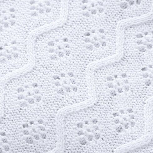 mimixiong Toddler Blankets Knitted Cellular Baby Blankets for Boys and Girls Dark Green 40x30 Inch in Saudi Arabia
