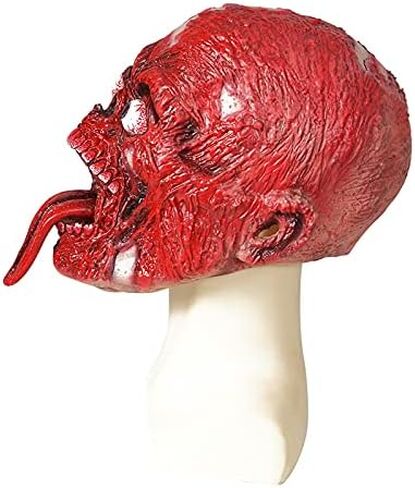 قناع رينيتشو الواقعي للزومبي للهالوين، أقنعة وجه كاملة للرأس، مقاس البالغين in Kuwait