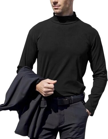 سترة رجالية كاجوال بياقة مدورة من Cegerne بمقاس نحيف وخفيفة الوزن وأكمام طويلة in Kuwait