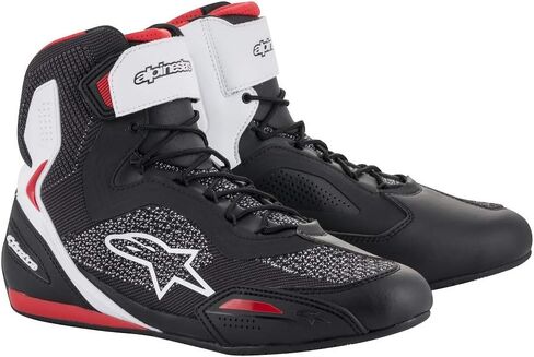 حذاء Alpinestars Faster 3 Rideknit (12) (أسود/أبيض/أحمر) in Kuwait