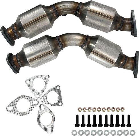 Front Catalytic Converter Left & Right 16197 16198 Compatible with 2003-2008 Infiniti G35 350Z FX35 3.5L,2003-2007 Nissan 350Z 3.5L Base Coupe 2-Door Replace 43214 43215 in Saudi Arabia