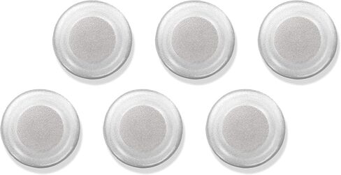 MessageStor Round Magnets for Dry Erase Board, Glass White Board, Bulletin Board, Refrigerator - Rare Earth Neodymium Magnet, Assorted (6 Pack) in Saudi Arabia