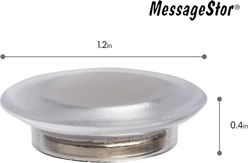 MessageStor Round Magnets for Dry Erase Board, Glass White Board, Bulletin Board, Refrigerator - Rare Earth Neodymium Magnet, Assorted (6 Pack) in Saudi Arabia