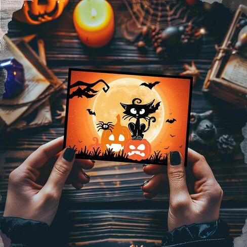 Halloween Cake Die Cuts for Card Making, Halloween Style Cutting Dies Carbon Steel Die Cuts Embossing Template Dies Stencils Scrapbooking for Halloween Craft Birthday Gift Decor Photo Album in Kuwait